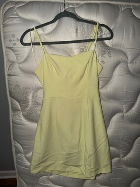 French Connection | Dresses | Birdie Linen Square Neck Mini Dress New |  Poshmark